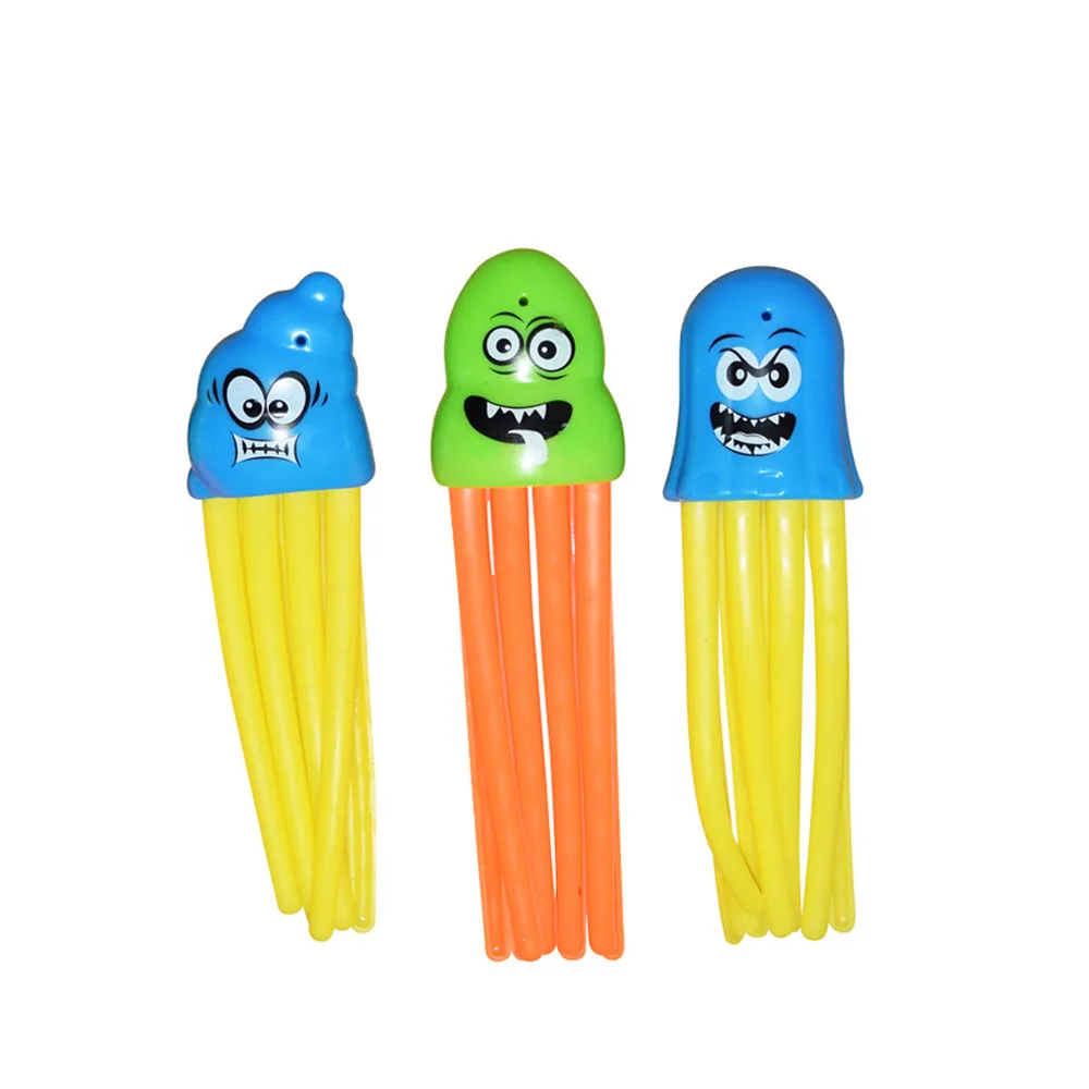 

6Pcs Children Swimming Octopus Pool Diving Toys Children Funny Octopus Play Water Toys Underwater Training Fun Bath Toys 2021