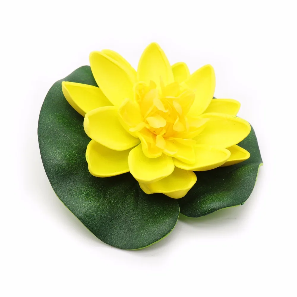 5 шт. декоративные растения для бассейна|pond decoration|real touchartificial lotus |