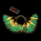 Рождественский Сказочный светильник, гирлянда для спальни, Новогоднее украшение, пластиковая Рождественская елка, украшение Санта-Клауса, светодиодная гирлянда