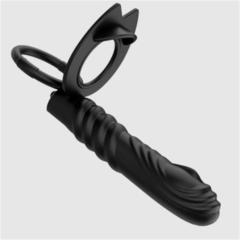 Секс-шоп новинка анальная пробка двойного проникновения фаллоимитатор Анальная