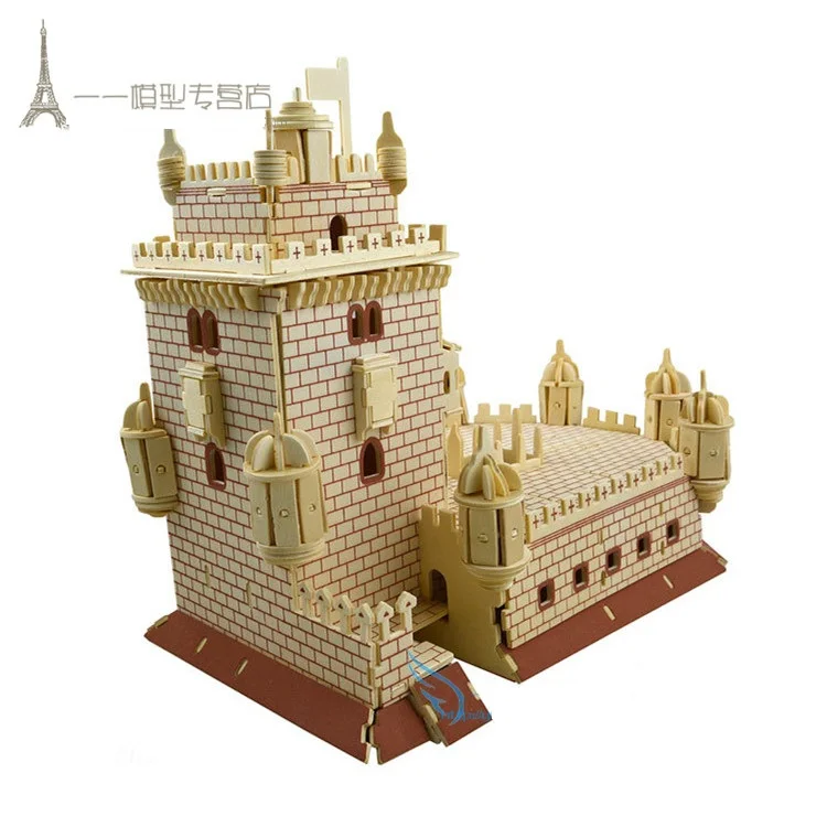 Candice guo! Деревянная игрушка 3D пазл ручная работа сборная игра сделай сам набор для