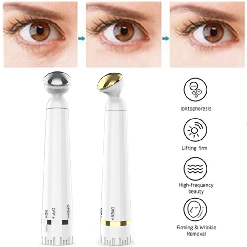 

3 Types Portable Eye Massager Electric Vibration Wrinkle Anti-Ageing Eye Massage Dark Circle Removal Beauty Face Eye Care Pen