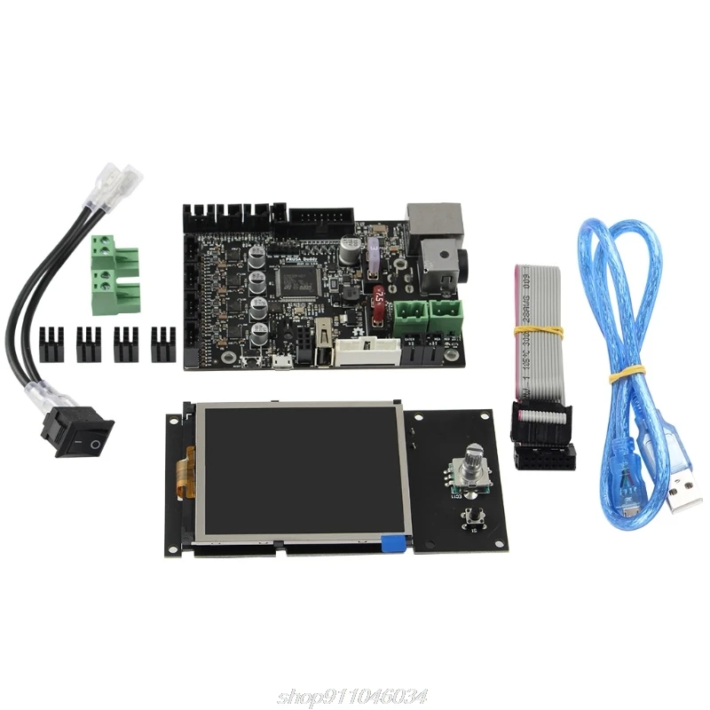

Clone Prusa Buddy Control Board Mainboard Integrated TMC2209 Driver + Mini LCD32 Screen For 3D Printer Parts A13 21 Dropship