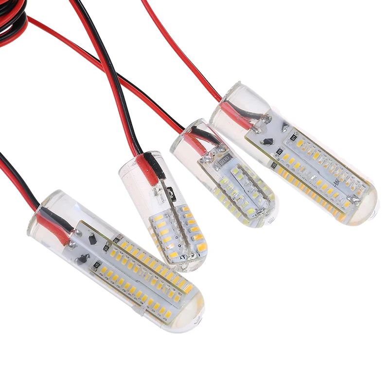 1 шт./компл. 12 В светодиодный белый зеленый подводный погружной светильник 48/96