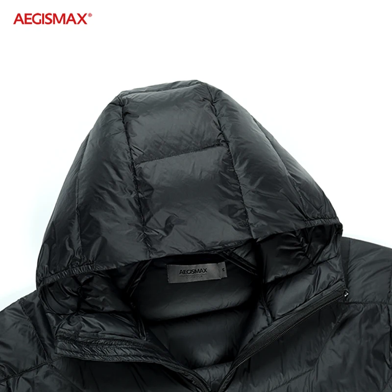 AEGISMAX Мужской Ультра светильник 95% белый гусиный пух 800FP для активного отдыха