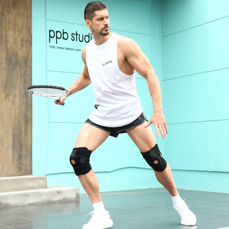 1 шт. неопреновый наколенник Регулируемый скалолазание Велоспорт Баскетбол