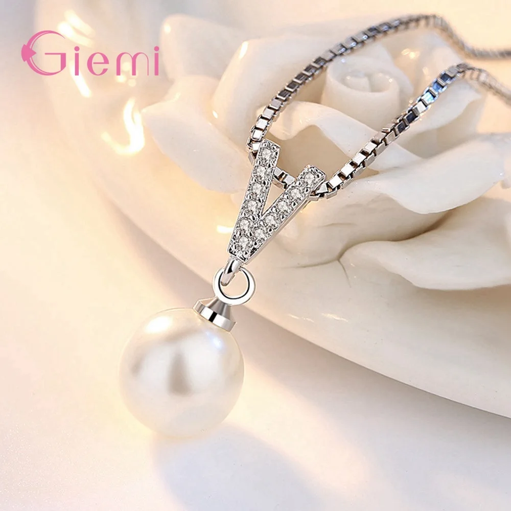 Ожерелье из стерлингового серебра 925 пробы с цепочкой в форме ключицы модное