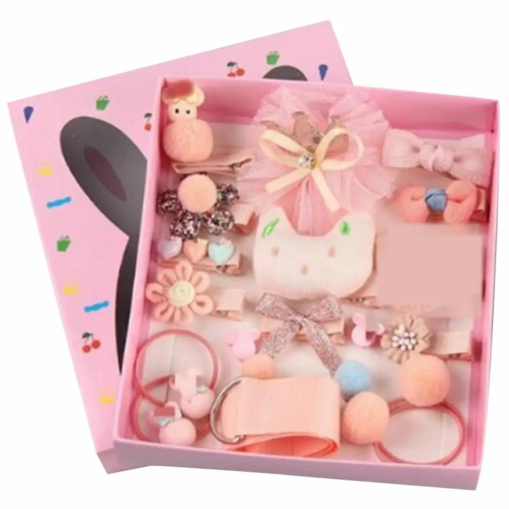 

18 шт., заколки для волос светильник девочек