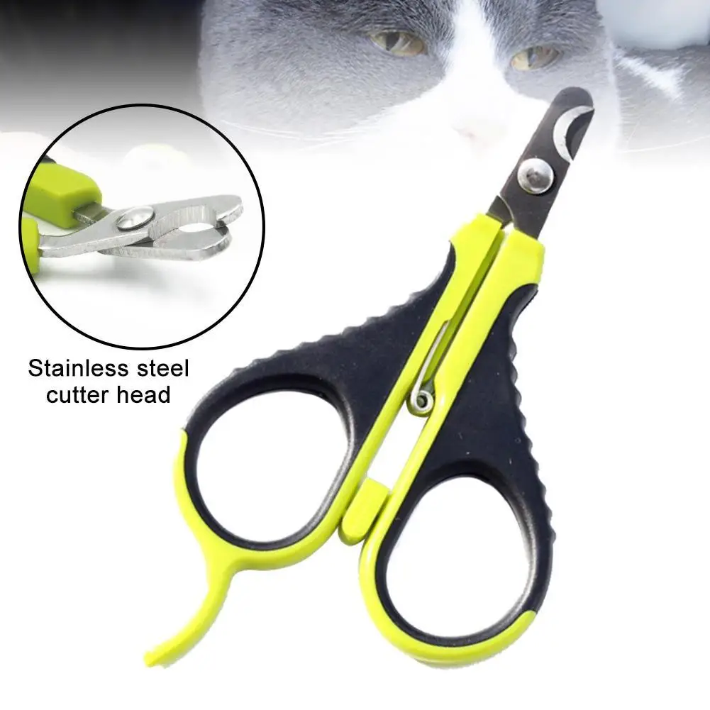 Профессиональная машинка для стрижки ногтей кошек триммер когтей из нержавеющей