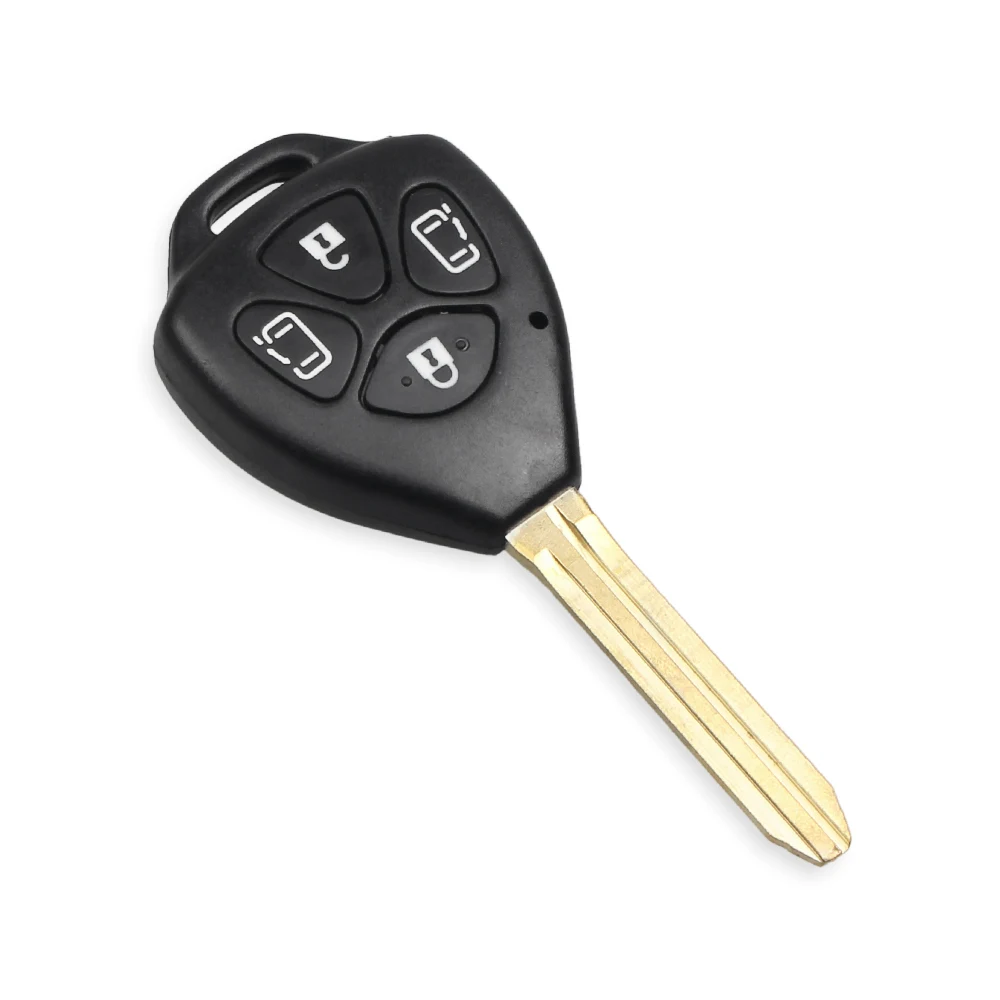 KEYYOU 10 шт. 2/3/4 кнопочный откидной дистанционный ключ чехол для Toyota Avlon Crown Corolla Camry RAV4