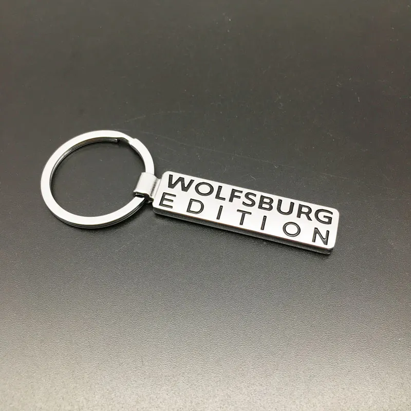 

1 шт. новый 3D металлический WOLFSBURG EDITION автомобильный брелок для ключей подарок для Touareg SUV Santana Golf Passat авто аксессуары ключ