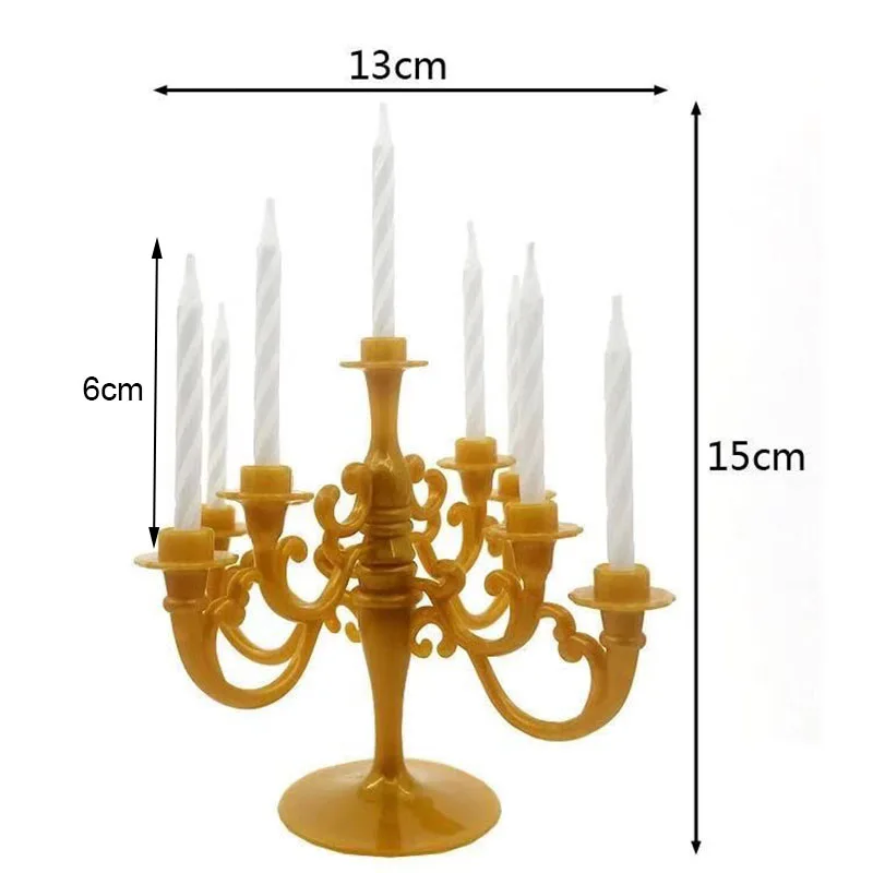 1 Набор подставка для торта на день рождения со свечами украшения рождества
