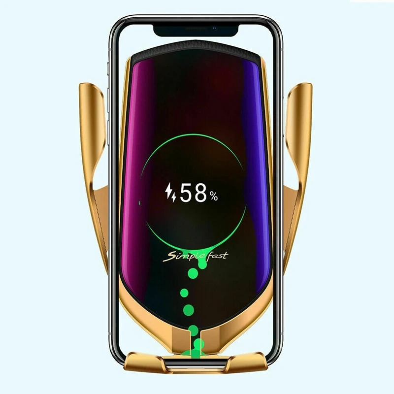 Индукционная автомобильное беспроводное зарядное устройство для Samsung S10 S9 S8 плюс