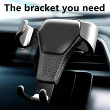 Mount For Mobile Phone Holder Gravity Car Air Vent Clip Stand Cell phone Support For Samsung Huawei xiaomi Apple