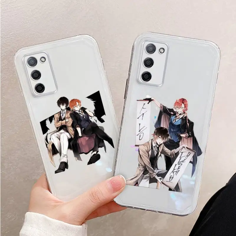 

Anime Bungou Stray Dogs Phone Case Transparent For OPPO R RENO 9 11 17 3 4 S PLUS PRO 15X k7