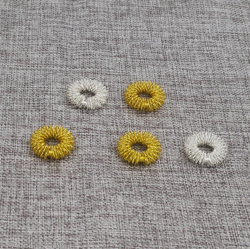 5 шт. Акупрессура массажное кольцо для рук облегчение боли снятие стресса потеря