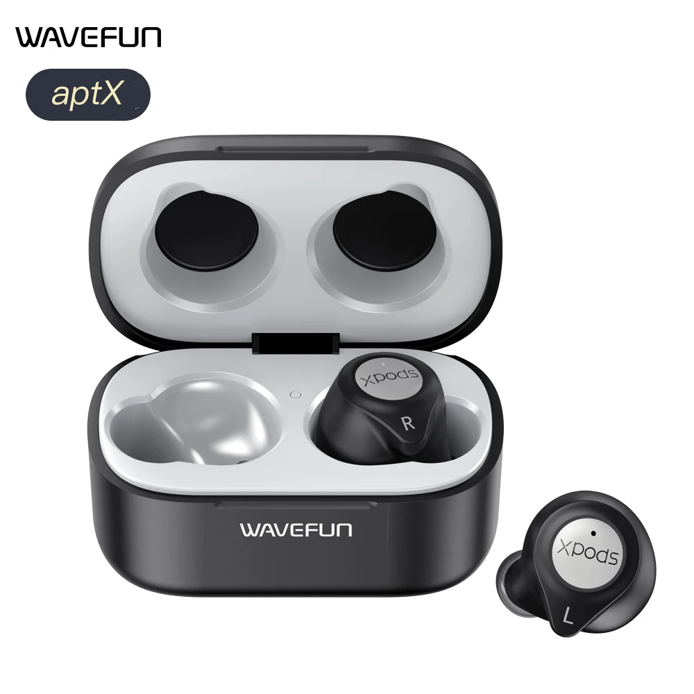 Новые Bluetooth наушники Wavefun 3TS AptX AAC HIFI IPX7 водонепроницаемые CVC8.0 беспроводные