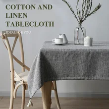 Bandera de mesa de lino Natural Retro europeo, decoración de encaje, vacaciones, boda, fiesta, Decoración de mesa de estilo Rural (2)