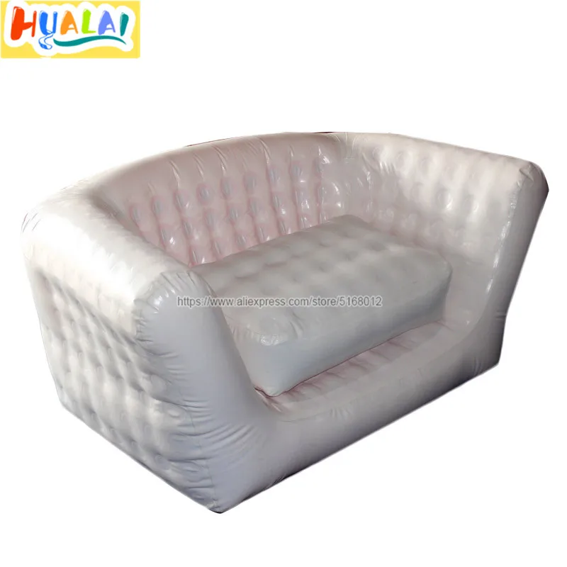 Белый надувной диван кровать для рекламы вечерние надувная мебель игрушки