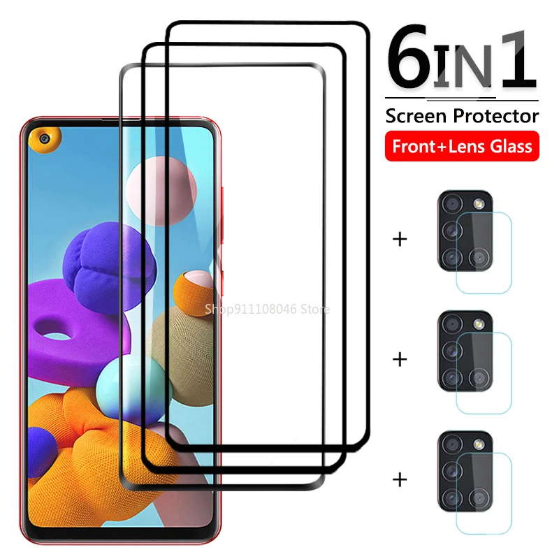 

For Samsung Galaxy A21S Protective Glass Camera Screen Protector Tempered Glass For Samsung A21 S On Galax A 21 21S Len Film