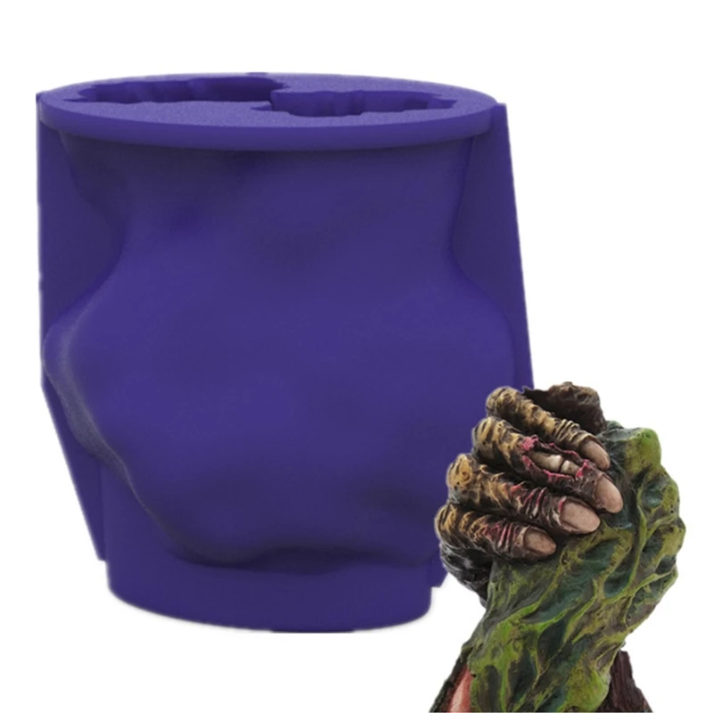 

Handshake Shape Epoxy Resin Mold Home Decoration Ornaments Silicone Mould DIY Crafts Plaster Candle Casting Tools
