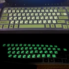 Флуоресцентная светящаяся клавиатура с русскими буквами Ultrabright H8WA