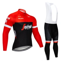 2018 men team pro long sleeve cycling jersey set racing bike clothing ciclismo ropa ciclismo mtb bib cycling pants