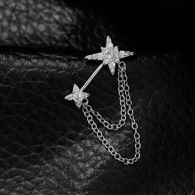 

Charm Drop Earrings Fashion Vintage Jewelry Four-pointed Star Earring for Women 2020 Trend