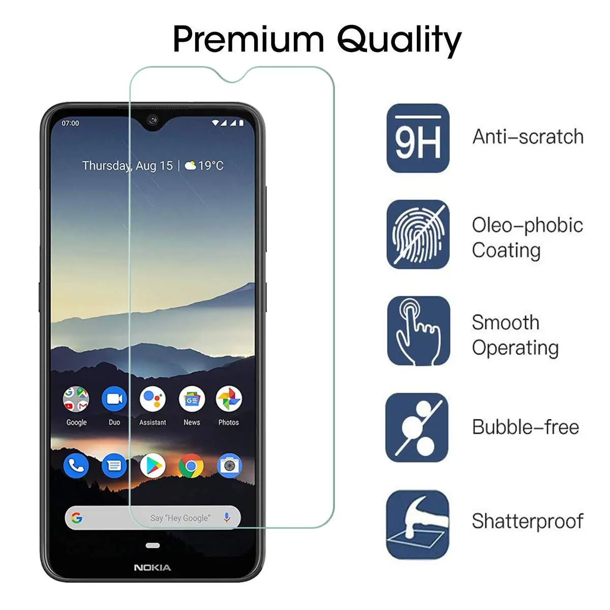 Для Nokia 7 1 TA 1085 1095 5 84 &quotНовый HD прозрачный/антибликовый матовый протектор для