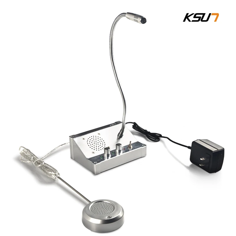 KSUN Q50 двухсторонняя система внутренней связи с окном банк Интерком связь нулевым