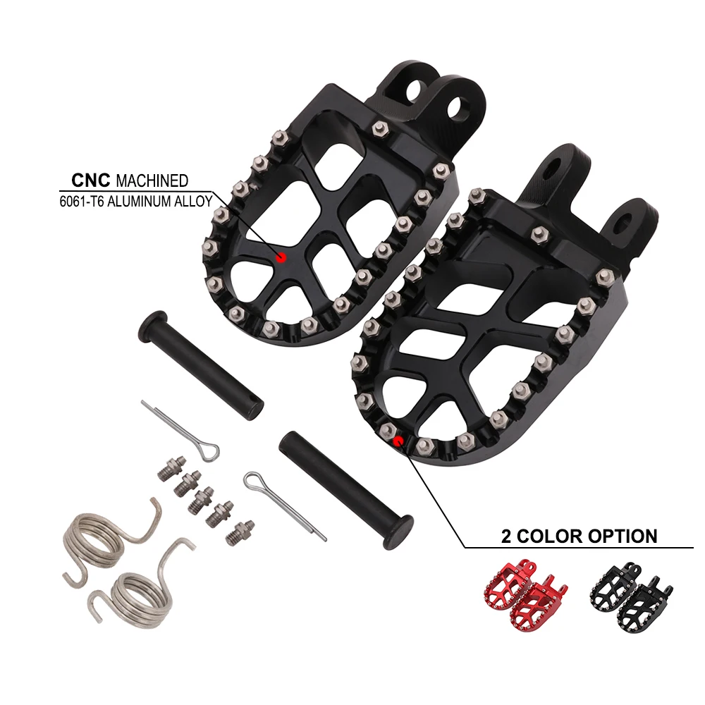 Подножки для мотоцикла с ЧПУ подножки HONDA CR80R CR85R CRM250 XR250R XR400R XR600R XR650L XR650R CRF1000L