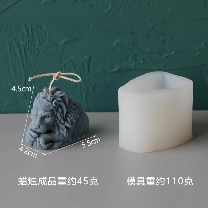 Силиконовая форма для свечей в виде головы льва формы восковых гипса | Дом и сад