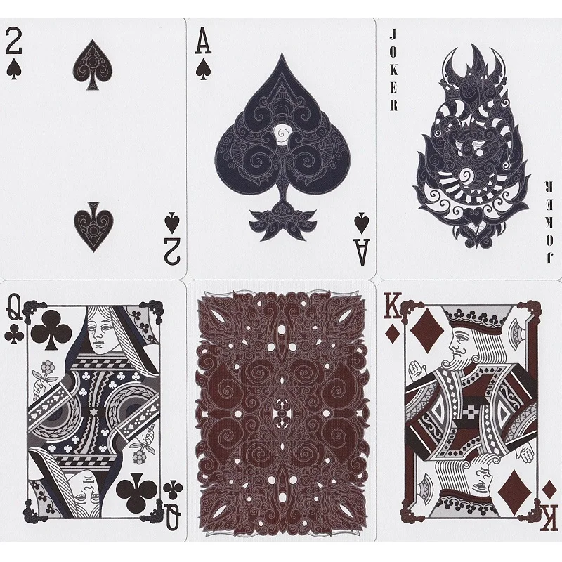 Totem игральные карты синий/красный палуба стандартный размер покера USPCC