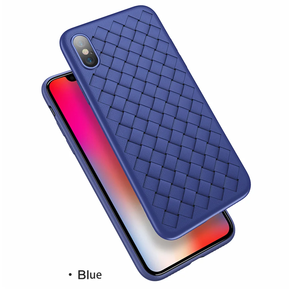 Ультратонкий кожаный чехол FLOVEME для samsung S8 S9 Plus Note 9, деловой чехол для samsung Galaxy S8 S9 Plus, задняя крышка samsung s8 чехол чехол на самсунг s8 чехол - Цвет: Blue