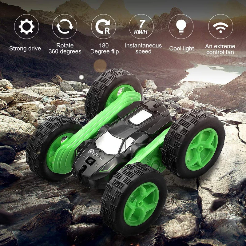 Eachine EC02 RC Автомобиль 2 4G 4WD трюк Дрифт деформация Багги ролл автомобиль 360 градусов