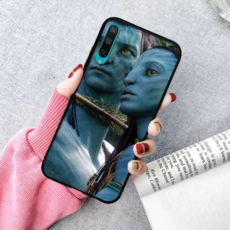 

LJHYDFCNB Black Soft Avatar Phone Case For Huawei P20 30 40 Pro Mate 30 40 Pro Xs Rs Nova 7se Pro Honor 10