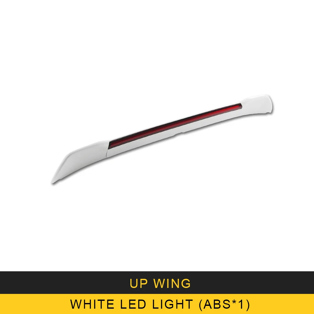 

CARMANGO Car Rear Trunk Spoiler Lip Tail Wing Trim Cover Frame Sticker Exterior Accessory for Toyota Land Cruiser 200 2016-2018