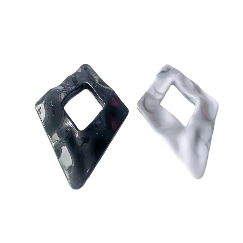 Акрилового пластика ромб подвеска серьги аксессуары серьга Ожерелья Подвески