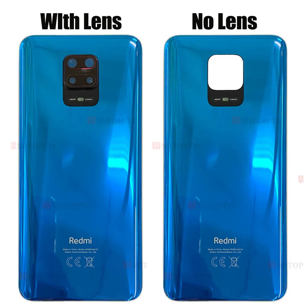 Оригинальный чехол для Xiaomi Redmi Note 9s накладка батарейного отсека стекло панель