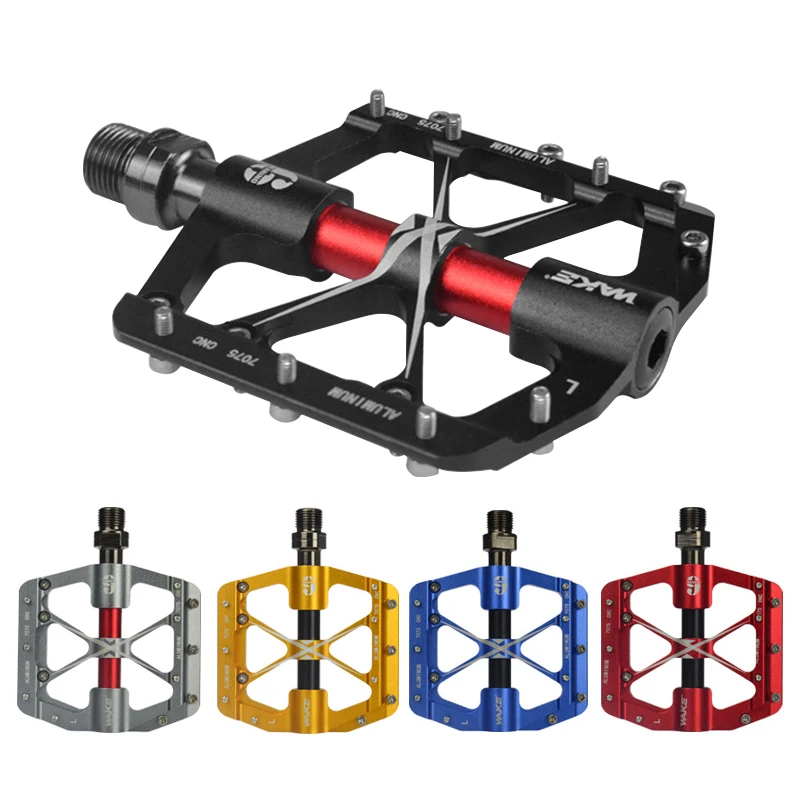 

WAKE Bicycle Pedals Aluminum Alloy Durable Foot 3 Bearing Bike Pedals for MTB Mountain Road Anti-slip Bike Pedal Bike Parts
