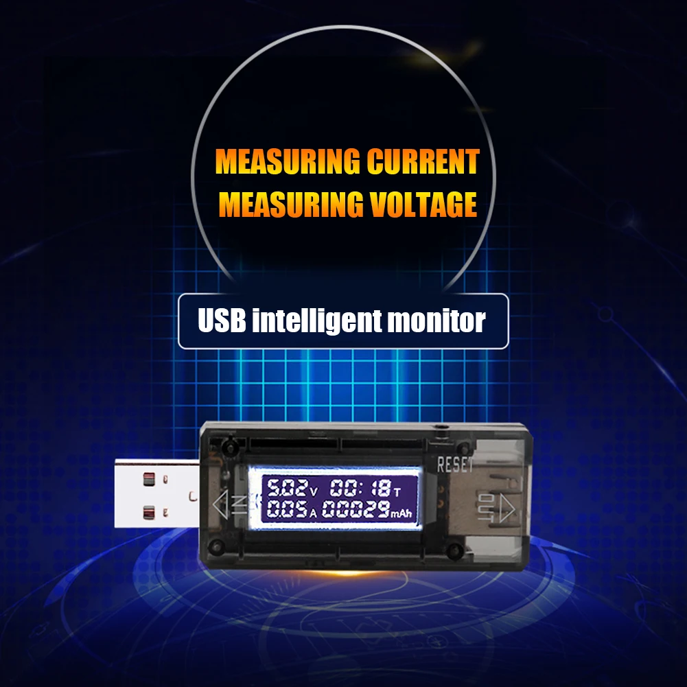 Цифровой USB-тестер постоянного тока вольтметр амперметр 3 2-10 В Вольт 0-3 А