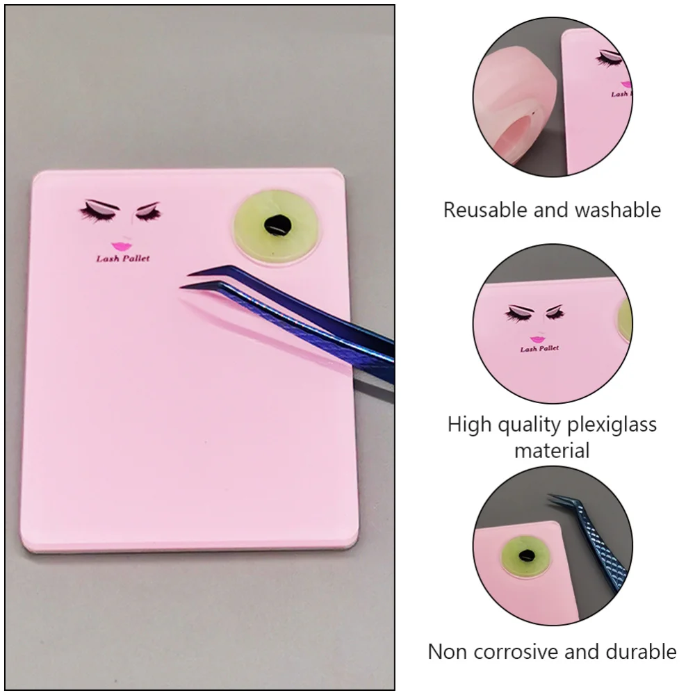 

1Pc Eyelash Beautify Gasket Household Eyelash Grafting Plate for Salon )