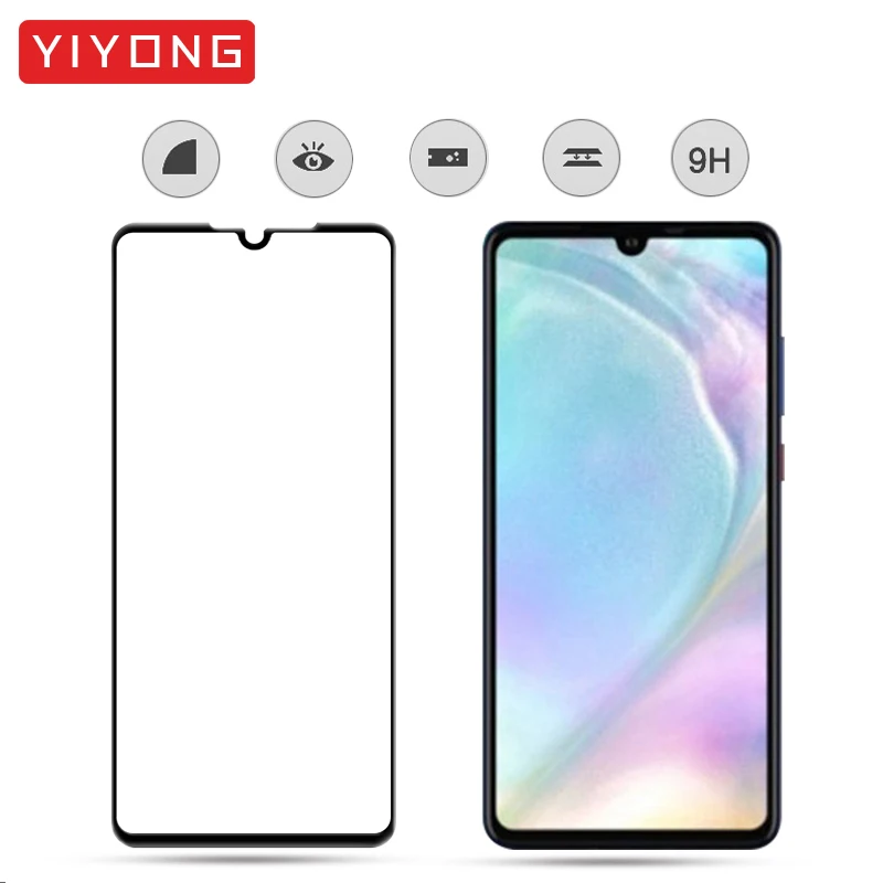 YIYONG 5D полное покрытие стекло для Huawei P30 P20 закаленное Pro Защита экрана Lite