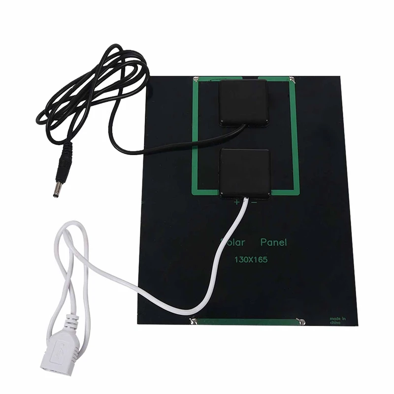 Горячая новинка 3 5 Вт В солнечная панель с основанием dc35 мм для 18650 перезаряжаемой