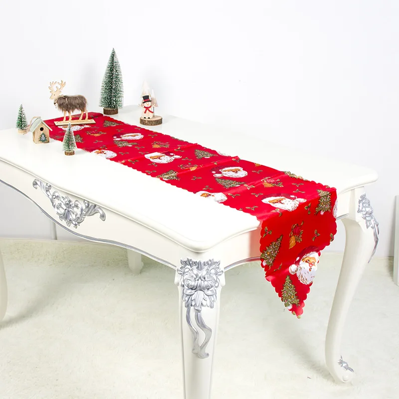 

Christmas Decoration Table Flag Tablecloth Placemat Christmas Decorations For Home Table Runner Flags Navidad New Year 2021