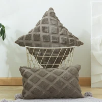 nordic geometry plush cushion cover pillow case for living room decoration sofa throw pillowcase 50x50cm45x45cm40x40cm30x50cm