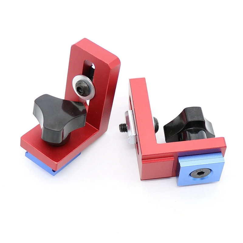 

Набор из 2 Т-образных скользящих кронштейнов для алюминиевых профилей деревообрабатывающих инструментов, T-Track не входит в комплект