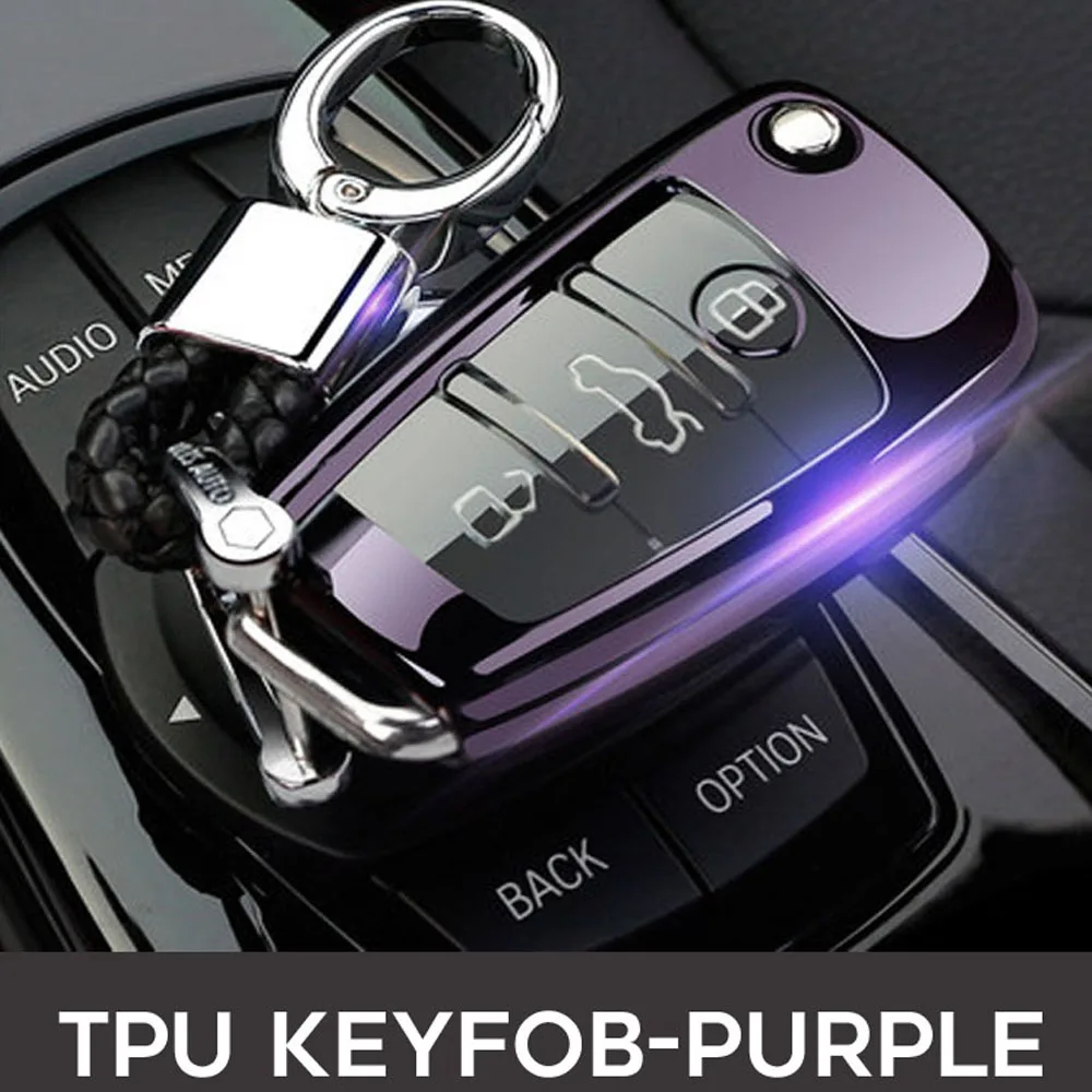 

Car Key Covers TPU Key Case Shell For AUDI A1A4A3A6 TT Q3 Q7 S3 Anti-Drop Protection Holder Car-Styling Car Accessories