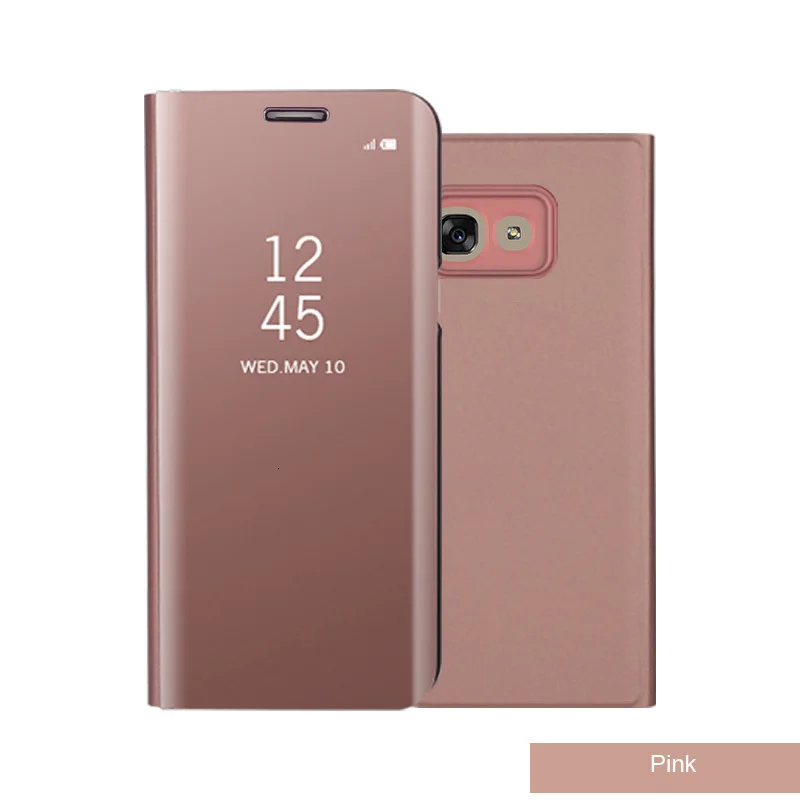Умный прозрачный зеркальный чехол для samsung Galaxy S9 S8 Plus S6 S7 Edge Note 8 для samsung A3 A5 A7 J3 J5 J7