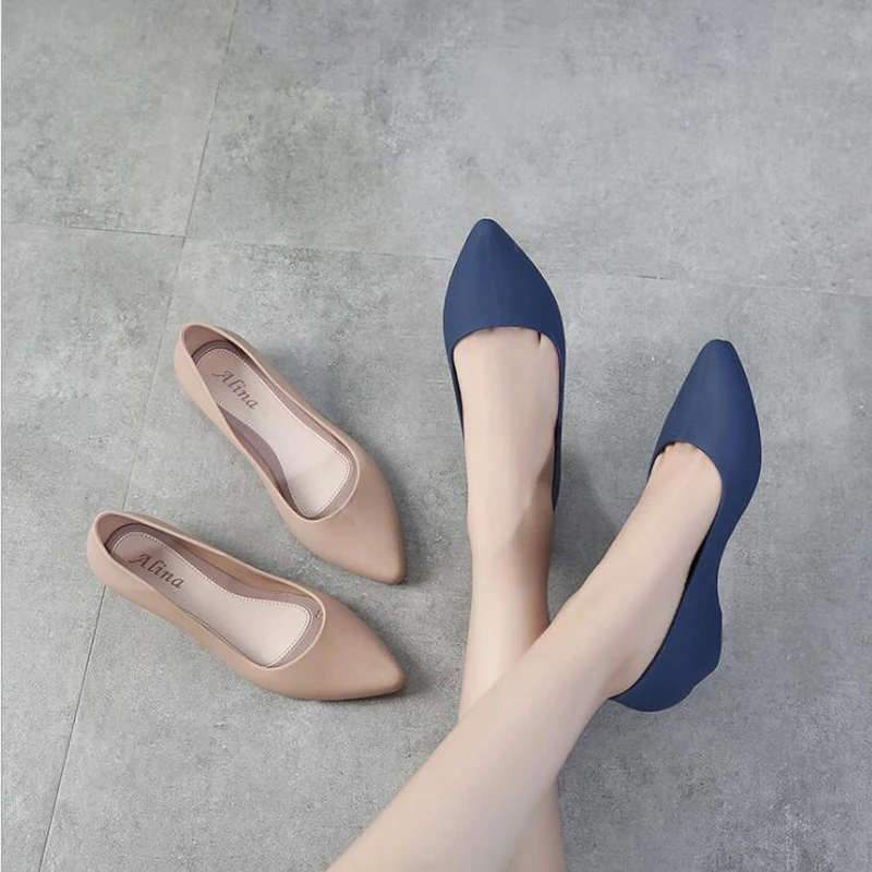 Женская обувь для работы Сезон осень Новинка 2019 года Босоножки с острым носком